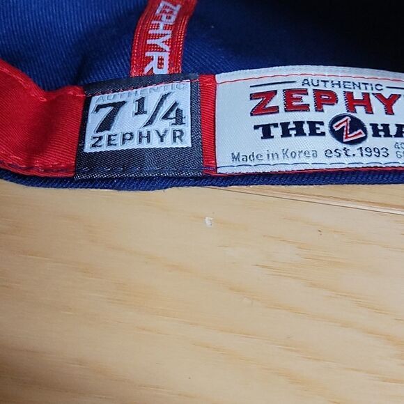 Vintage Arizona Wildcats 7 1/4 Fitted Hat Cap Blue Red White Zephyr - Picture 9 of 10